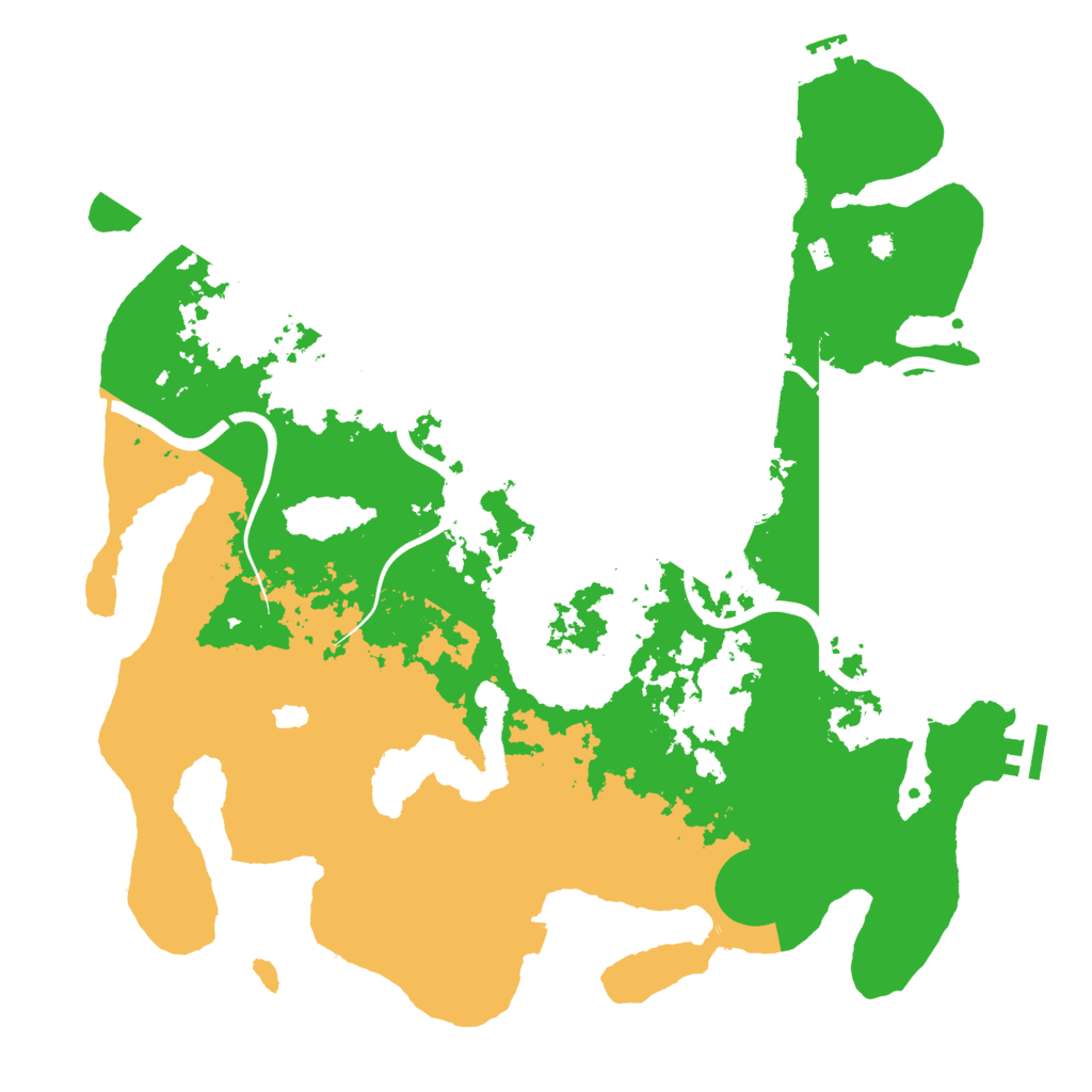 Biome Rust Map: Procedural Map, Size: 4000, Seed: 689414702