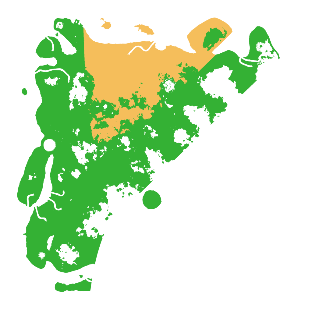 Biome Rust Map: Procedural Map, Size: 4500, Seed: 1820225896