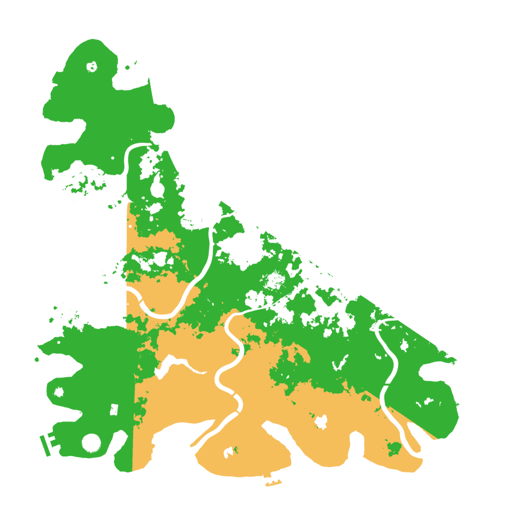 Biome Rust Map: Procedural Map, Size: 4750, Seed: 992201830