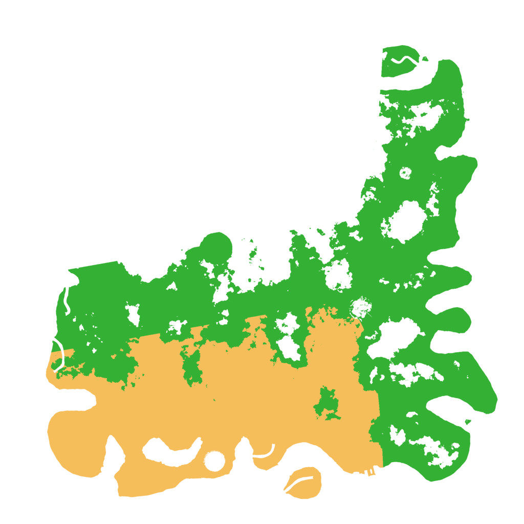 Biome Rust Map: Procedural Map, Size: 4500, Seed: 1011004413