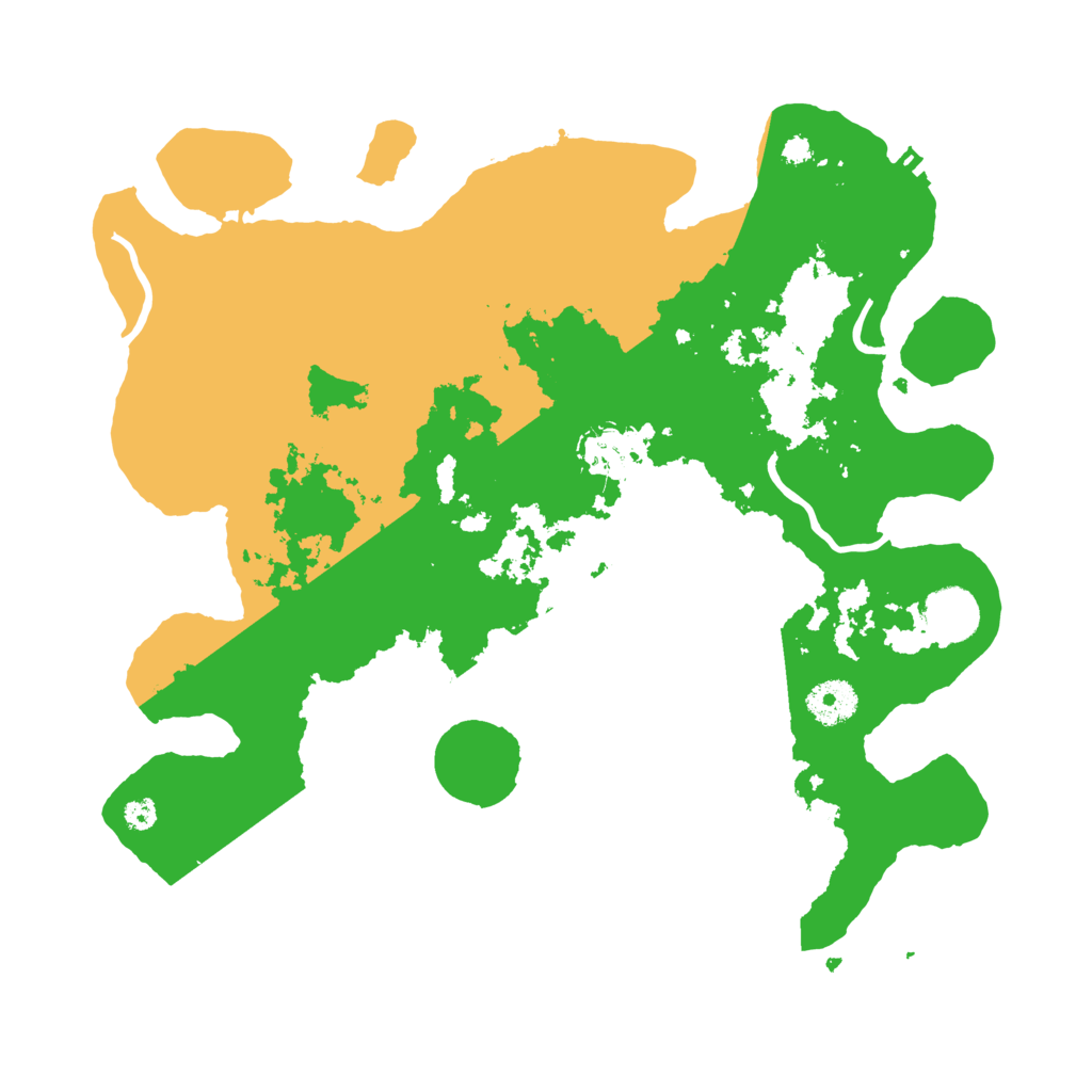Biome Rust Map: Procedural Map, Size: 3500, Seed: 655398817
