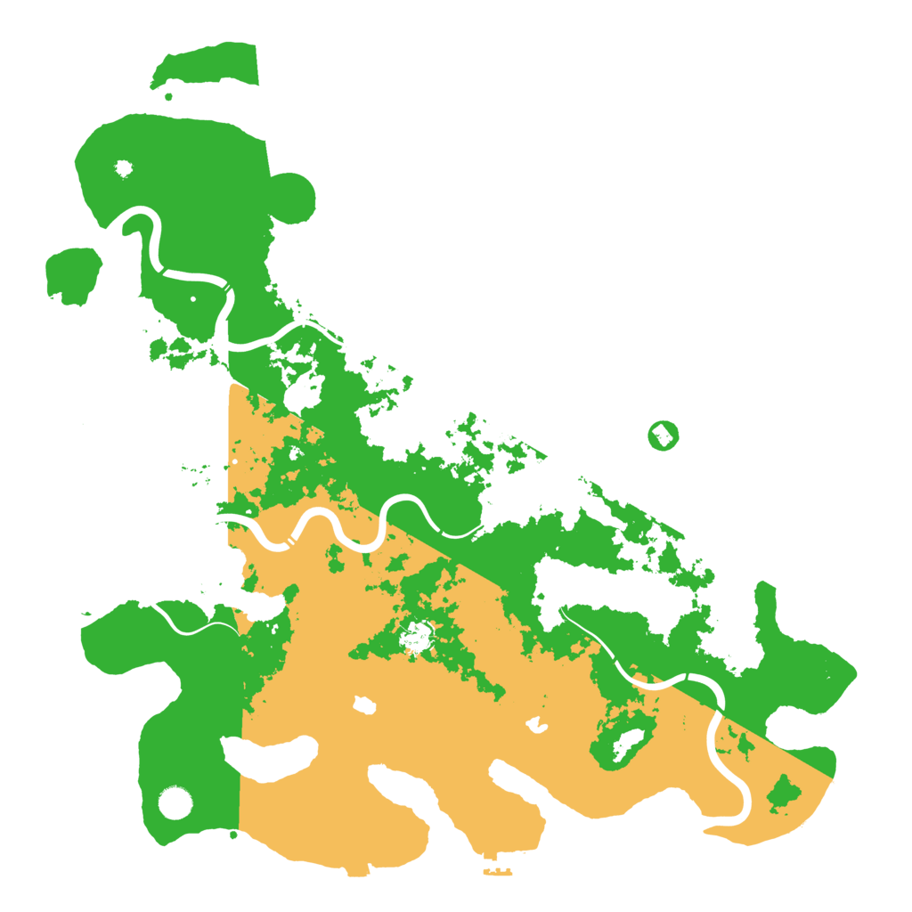 Biome Rust Map: Procedural Map, Size: 4800, Seed: 558757315