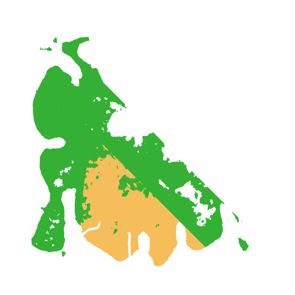 Biome Rust Map: Procedural Map, Size: 3000, Seed: 1097028437