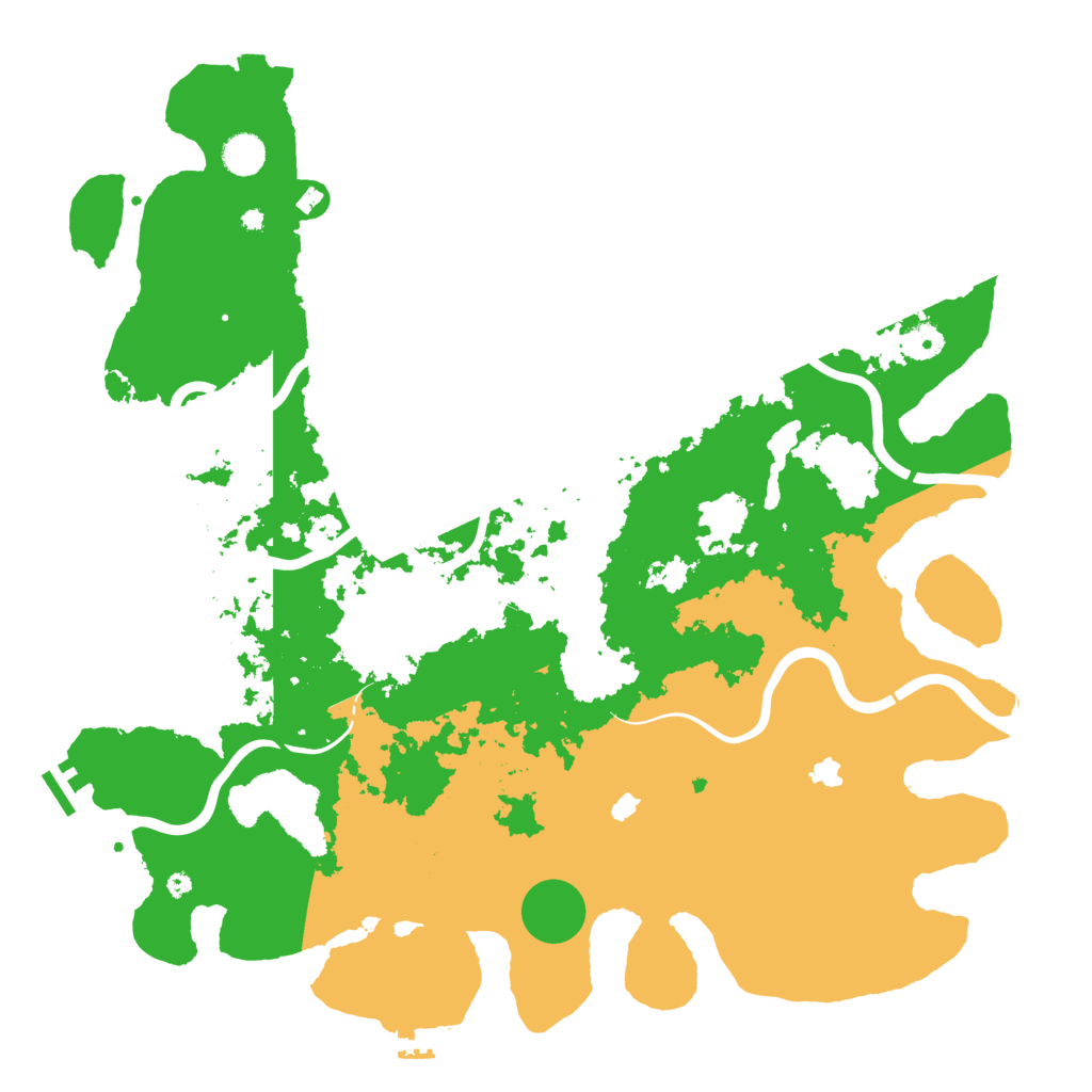 Biome Rust Map: Procedural Map, Size: 4500, Seed: 1310972292