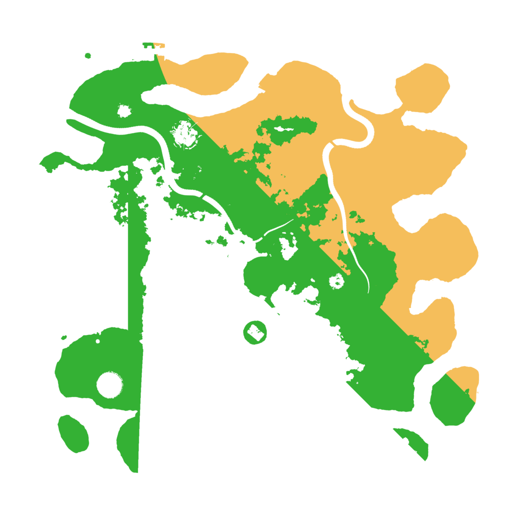 Biome Rust Map: Procedural Map, Size: 3500, Seed: 1884790210