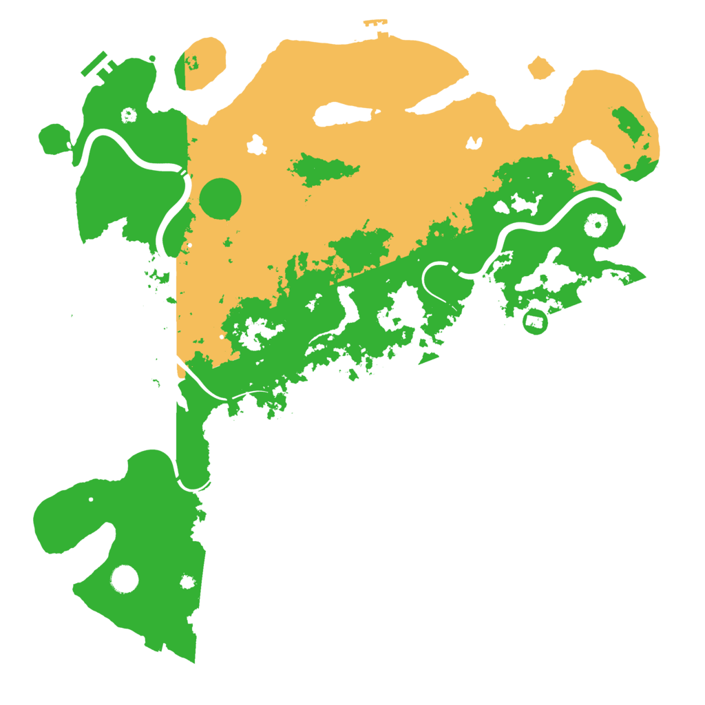 Biome Rust Map: Procedural Map, Size: 4500, Seed: 554240133