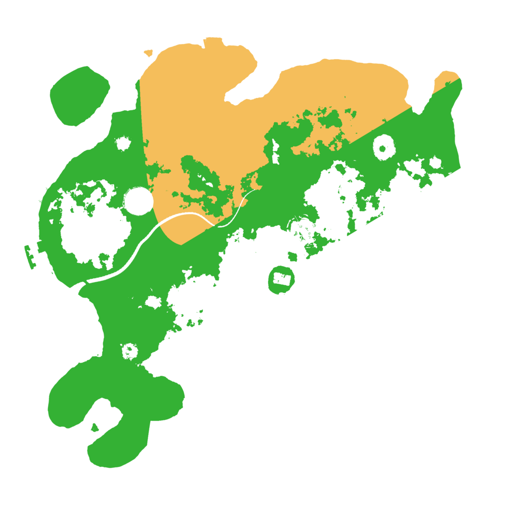 Biome Rust Map: Procedural Map, Size: 3250, Seed: 1153685952