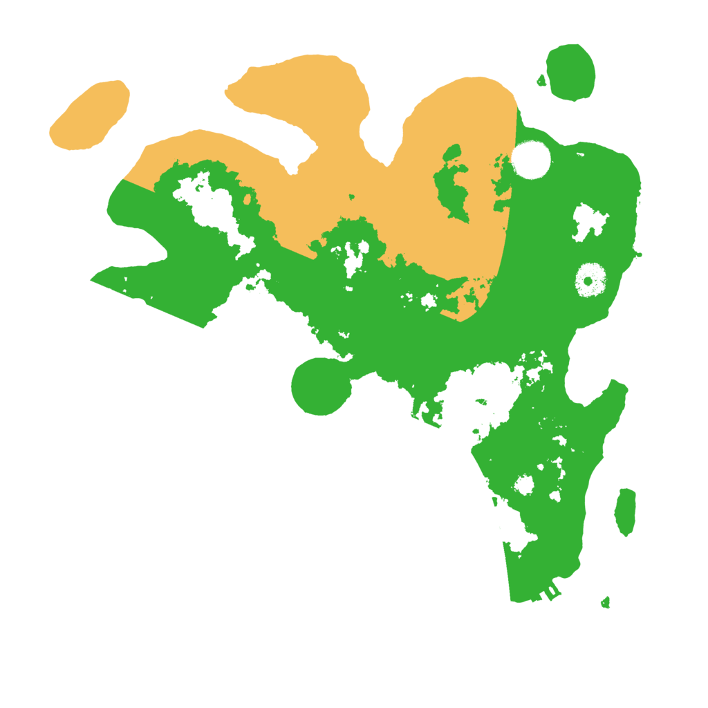 Biome Rust Map: Procedural Map, Size: 3250, Seed: 911