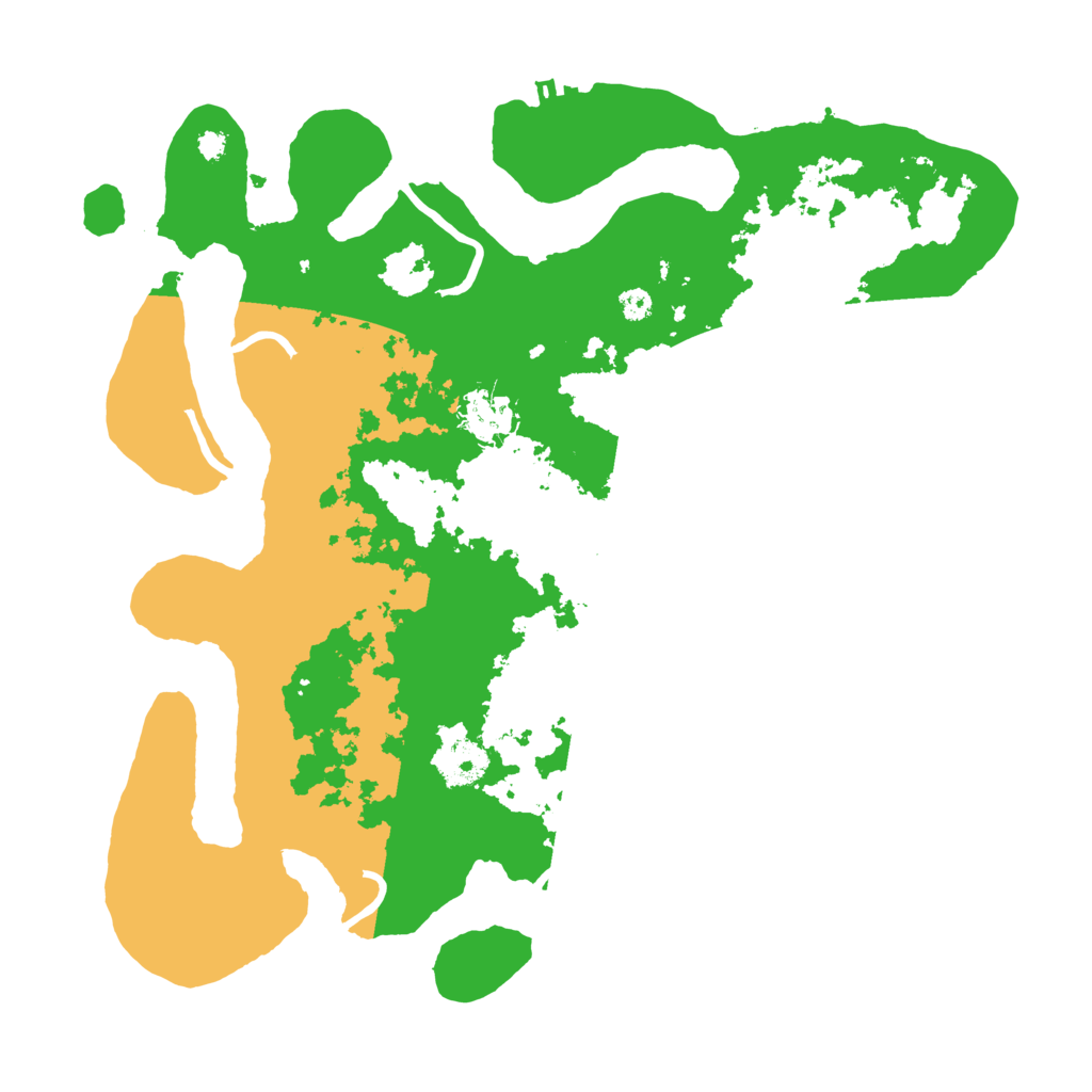 Biome Rust Map: Procedural Map, Size: 3500, Seed: 2076861165