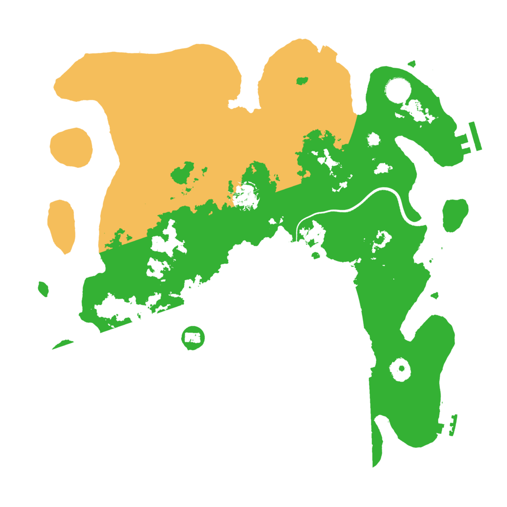 Biome Rust Map: Procedural Map, Size: 3500, Seed: 1017918006