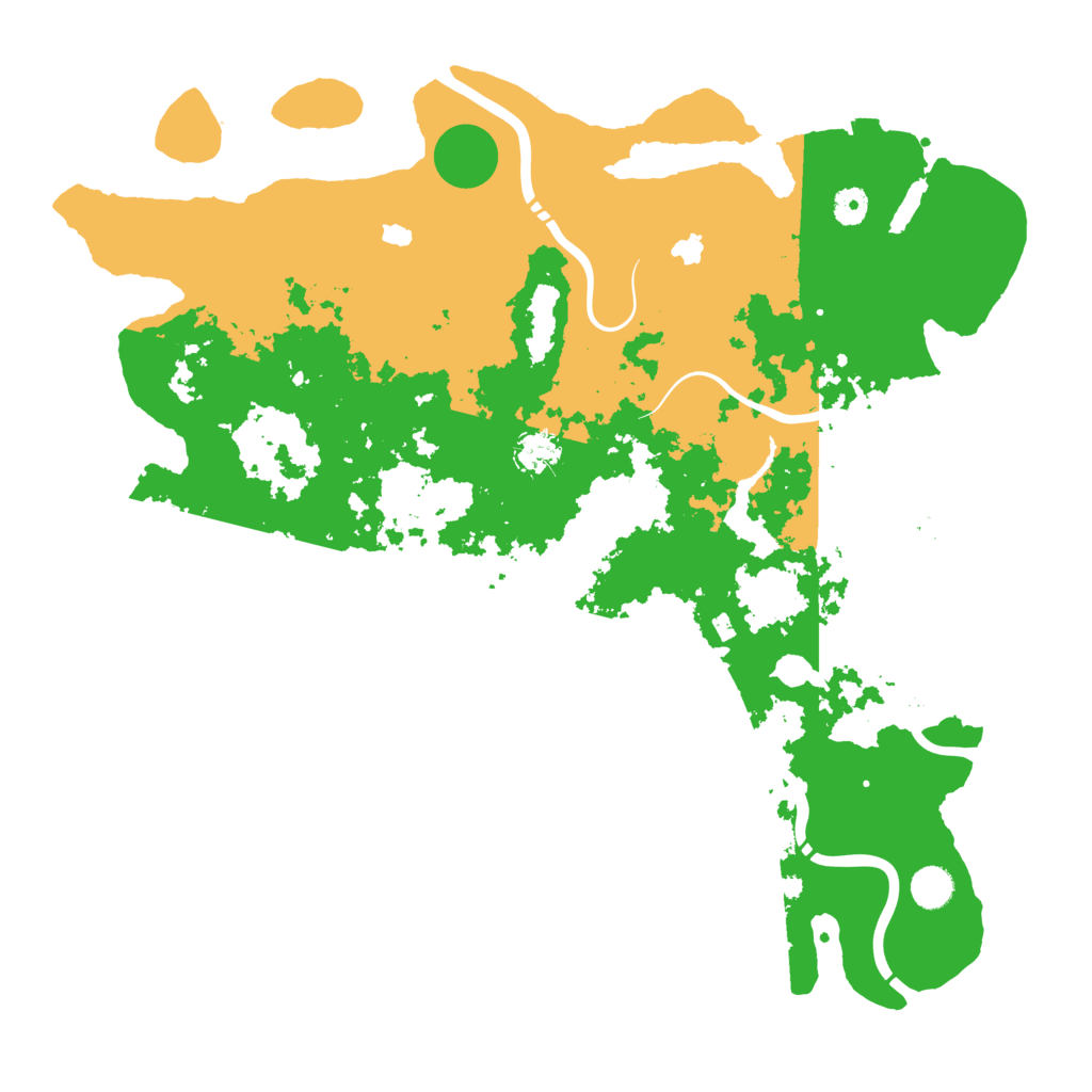 Biome Rust Map: Procedural Map, Size: 4500, Seed: 537863031