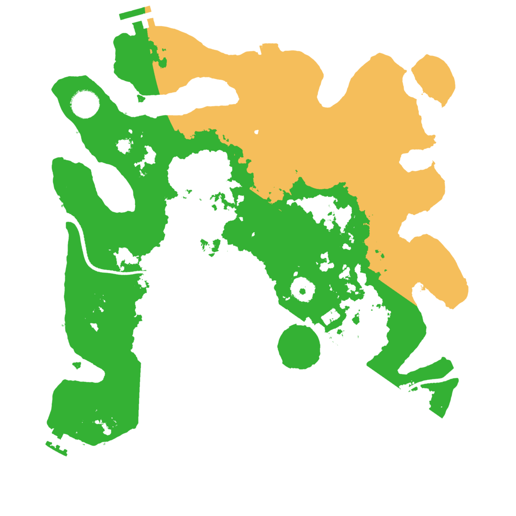 Biome Rust Map: Procedural Map, Size: 3250, Seed: 5814