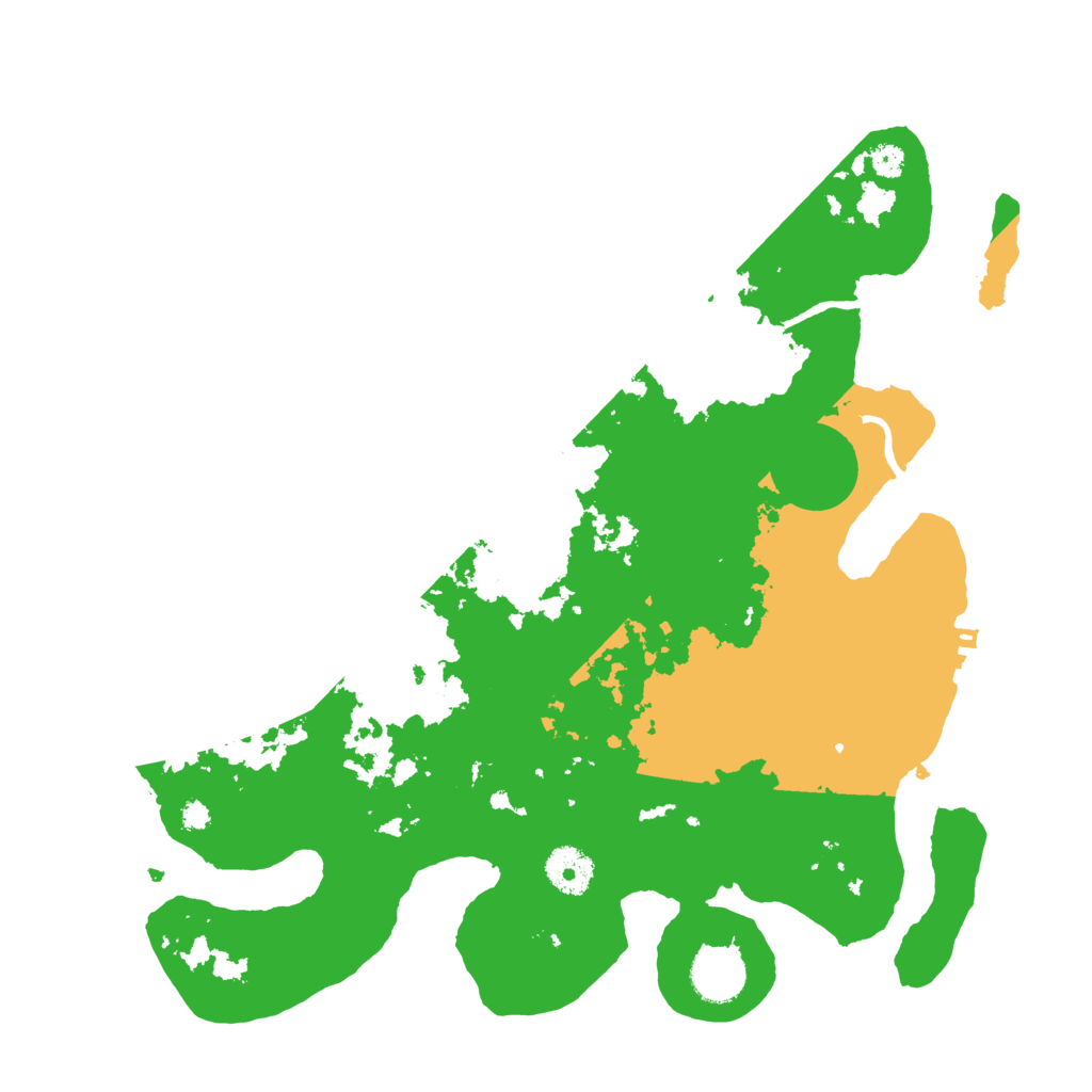 Biome Rust Map: Procedural Map, Size: 3500, Seed: 922452500