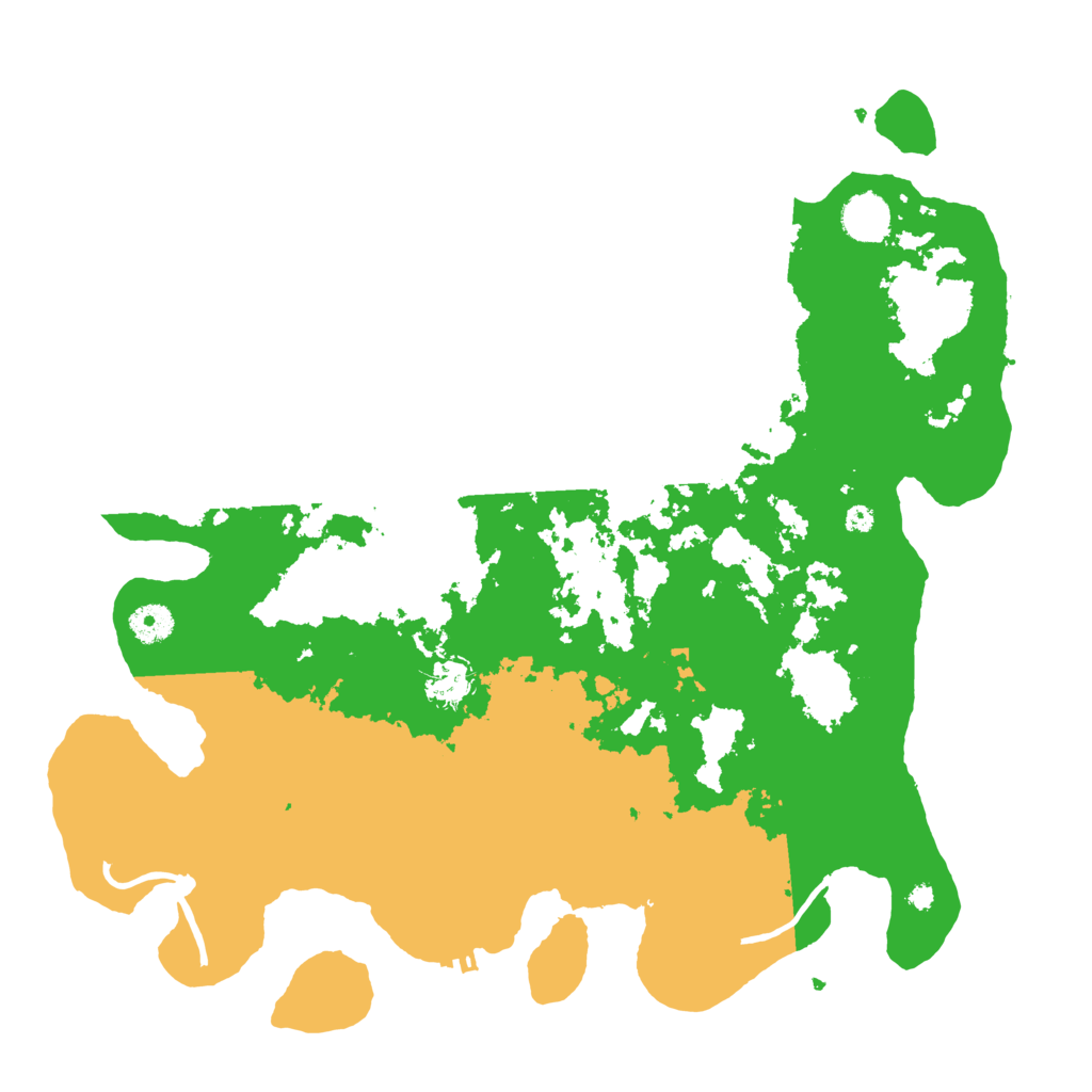 Biome Rust Map: Procedural Map, Size: 4000, Seed: 28162821