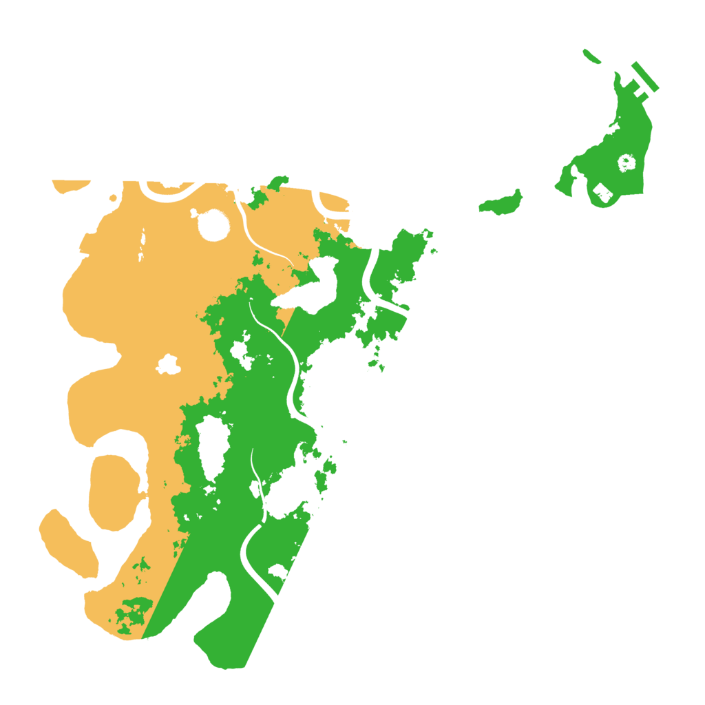 Biome Rust Map: Procedural Map, Size: 4000, Seed: 24723
