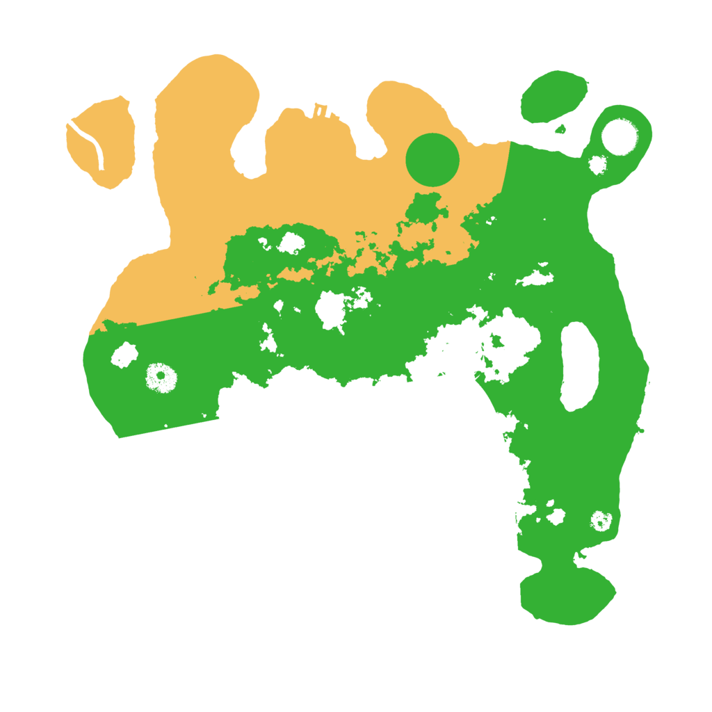 Biome Rust Map: Procedural Map, Size: 3500, Seed: 42703234