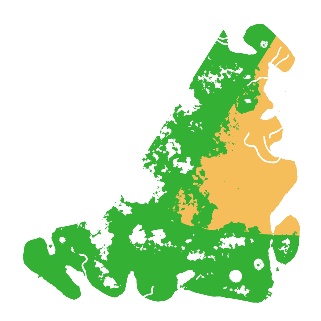 Biome Rust Map: Procedural Map, Size: 4500, Seed: 60751894