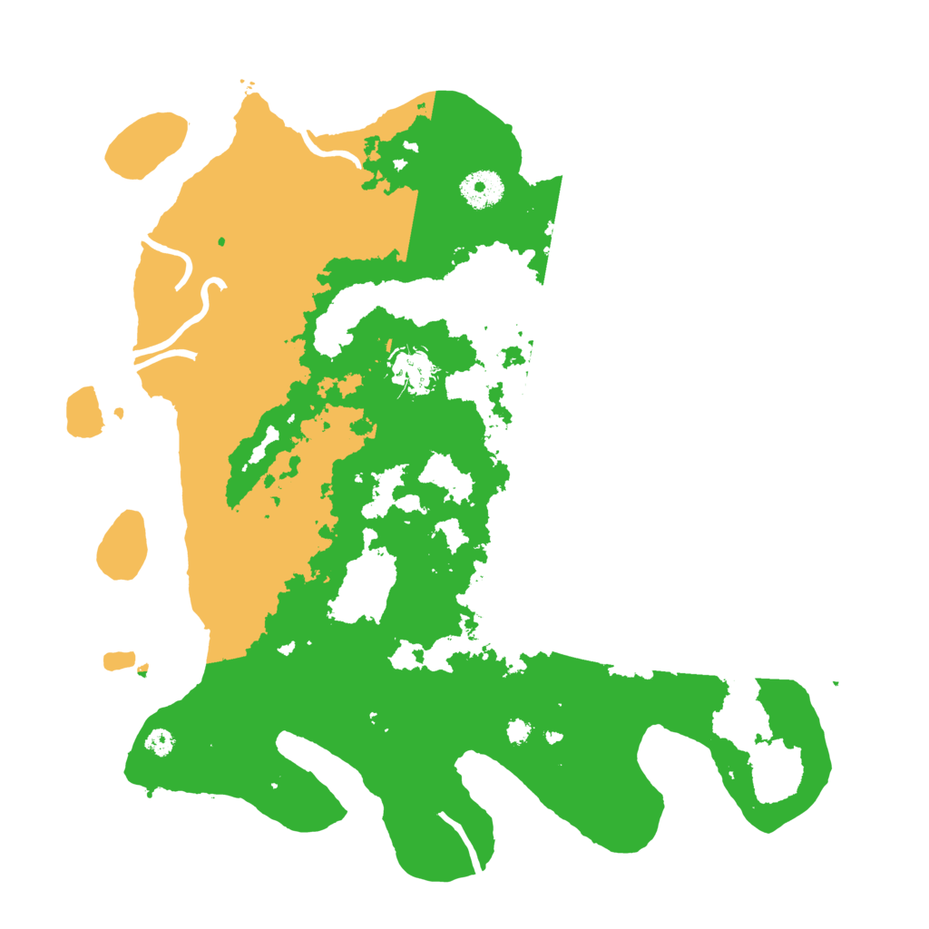 Biome Rust Map: Procedural Map, Size: 3500, Seed: 17586259