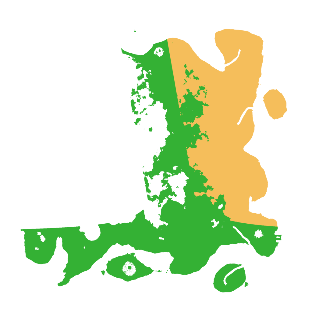 Biome Rust Map: Procedural Map, Size: 3500, Seed: 72306578