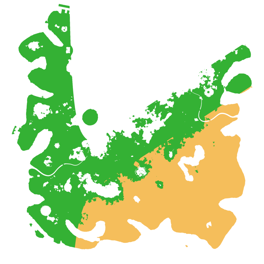 Biome Rust Map: Procedural Map, Size: 4500, Seed: 1918599846