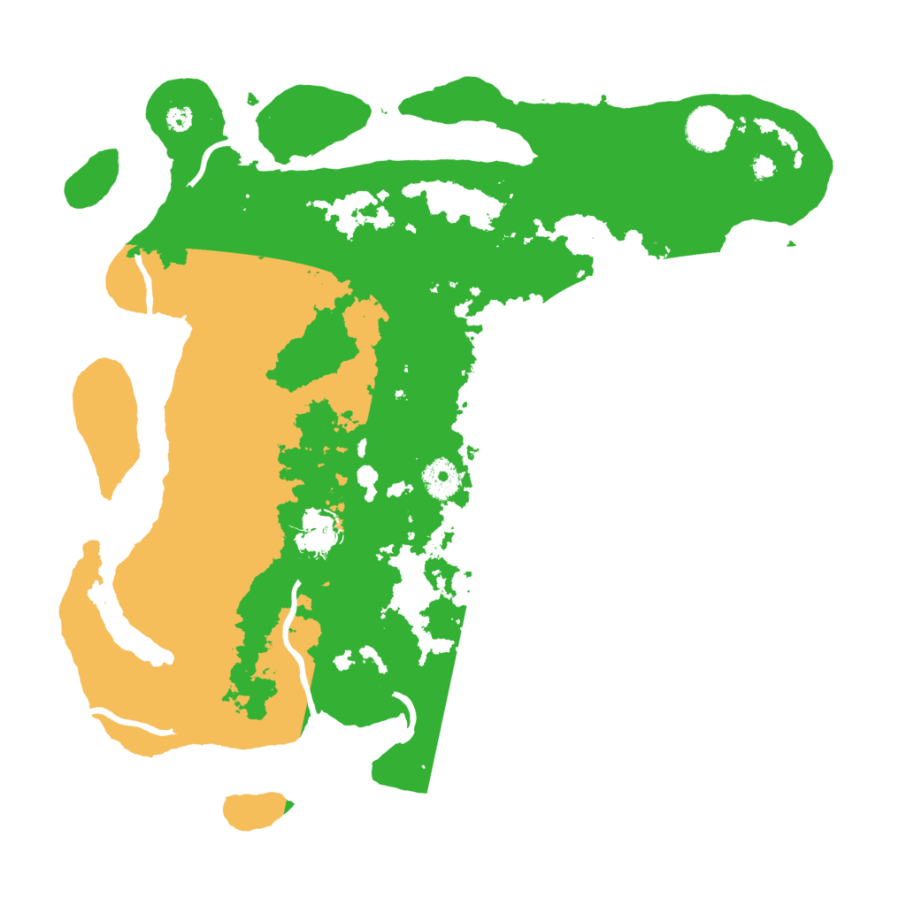 Biome Rust Map: Procedural Map, Size: 3600, Seed: 969864916