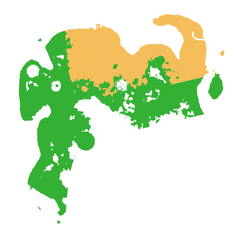 Biome Rust Map: Procedural Map, Size: 3500, Seed: 17679939