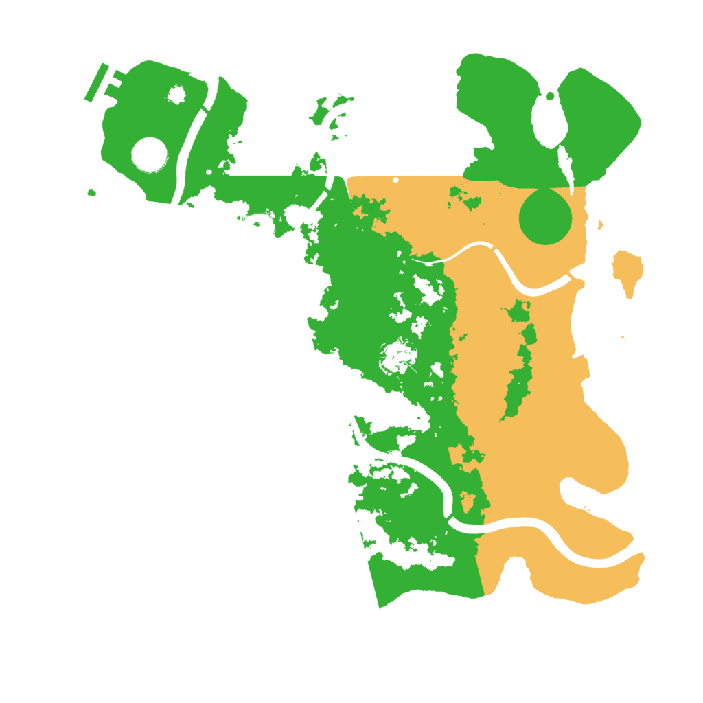 Biome Rust Map: Procedural Map, Size: 3500, Seed: 516683369
