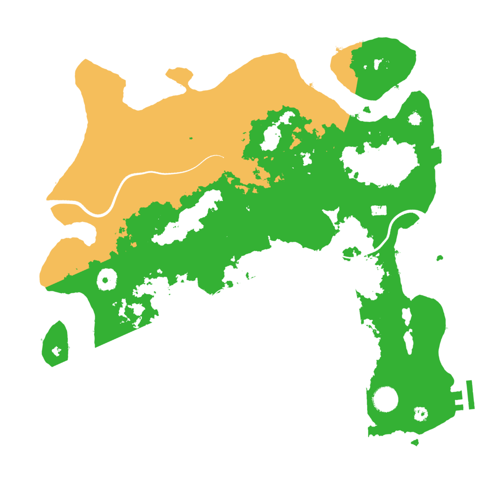 Biome Rust Map: Procedural Map, Size: 3500, Seed: 56123384