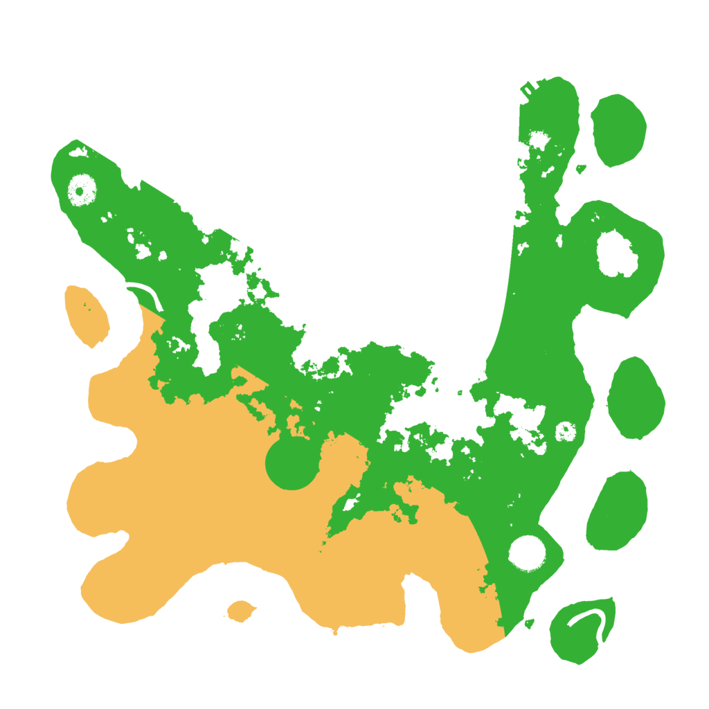 Biome Rust Map: Procedural Map, Size: 3500, Seed: 41017377