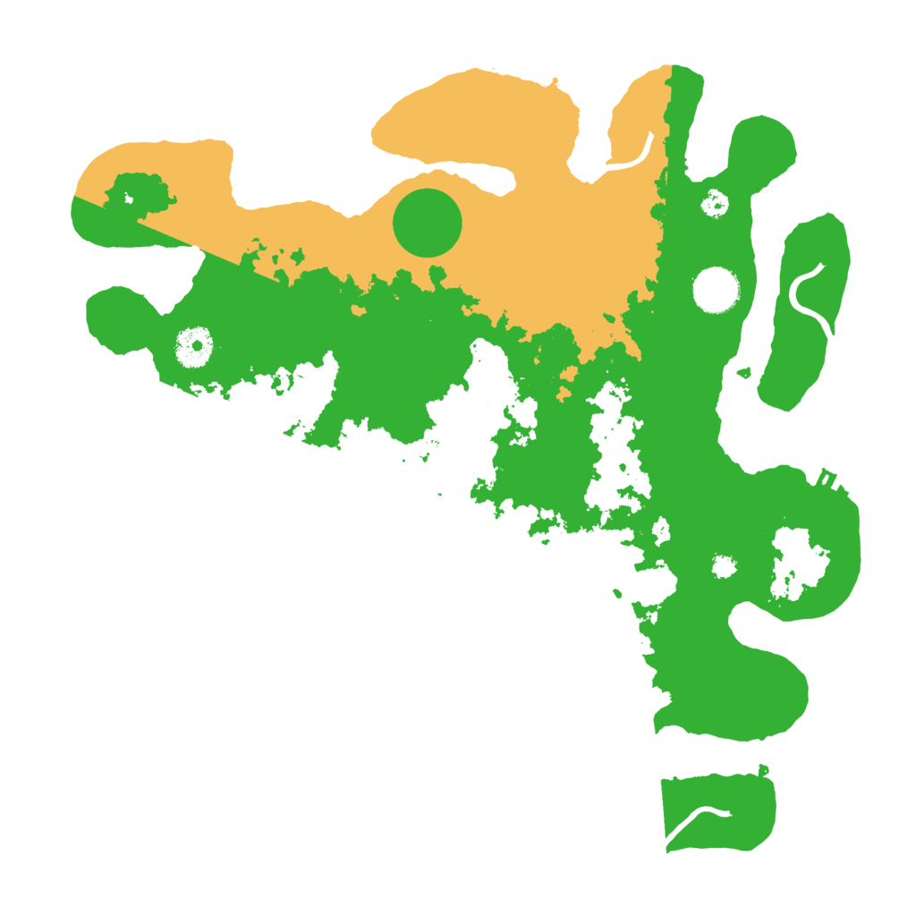 Biome Rust Map: Procedural Map, Size: 3500, Seed: 56149650