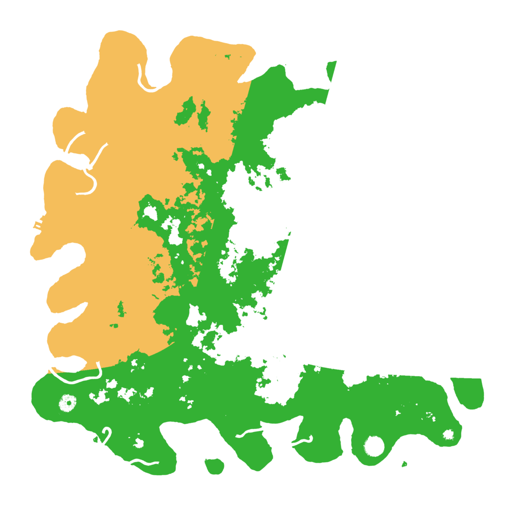 Biome Rust Map: Procedural Map, Size: 4500, Seed: 1993181621