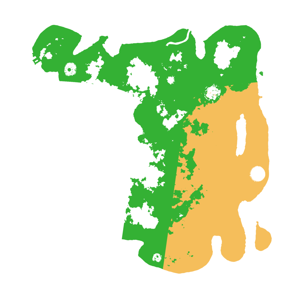Biome Rust Map: Procedural Map, Size: 3500, Seed: 96363006
