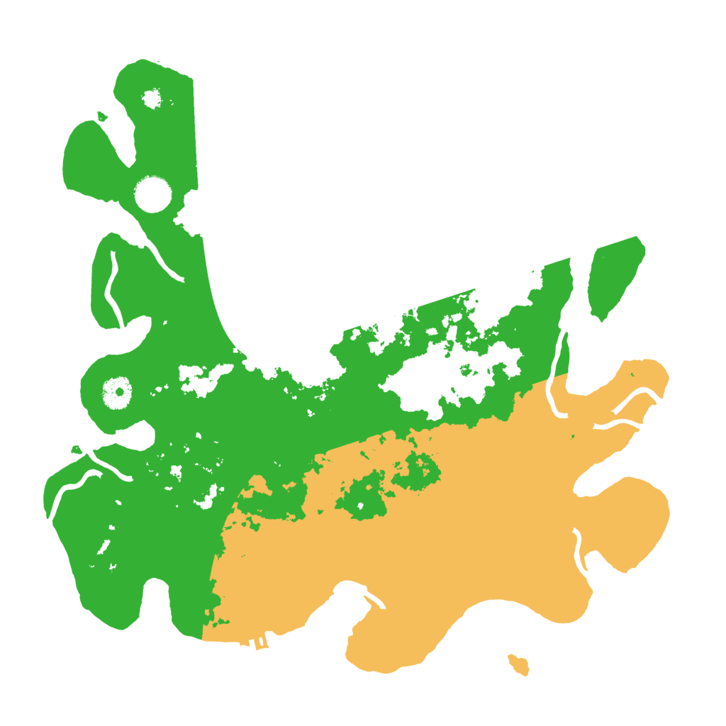 Biome Rust Map: Procedural Map, Size: 3500, Seed: 4711