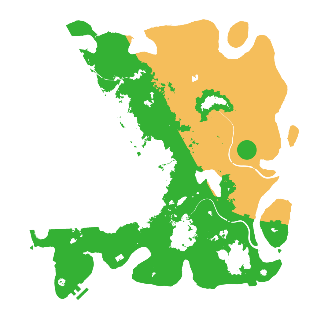 Biome Rust Map: Procedural Map, Size: 4250, Seed: 140319554