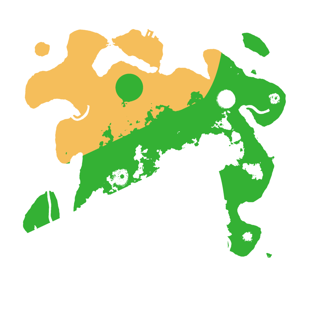 Biome Rust Map: Procedural Map, Size: 3000, Seed: 1243152579