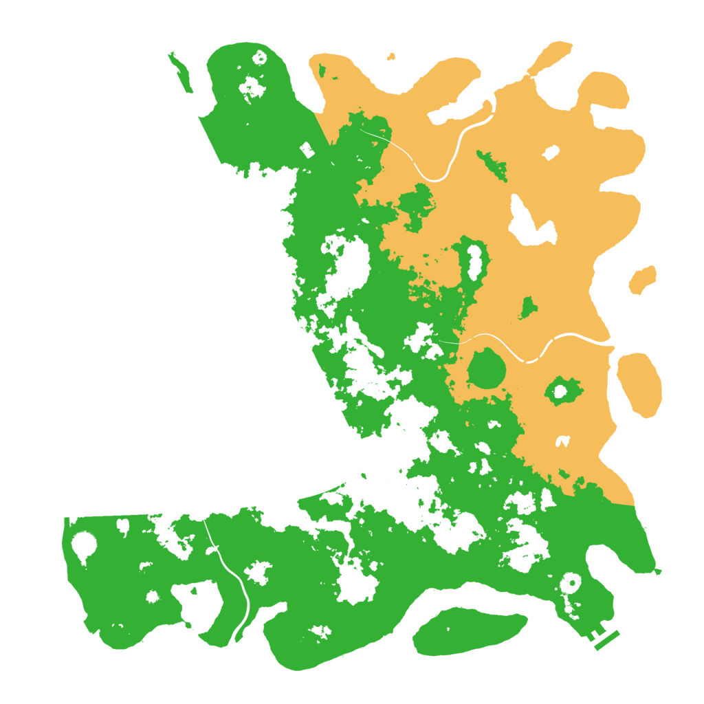 Biome Rust Map: Procedural Map, Size: 5000, Seed: 247118383