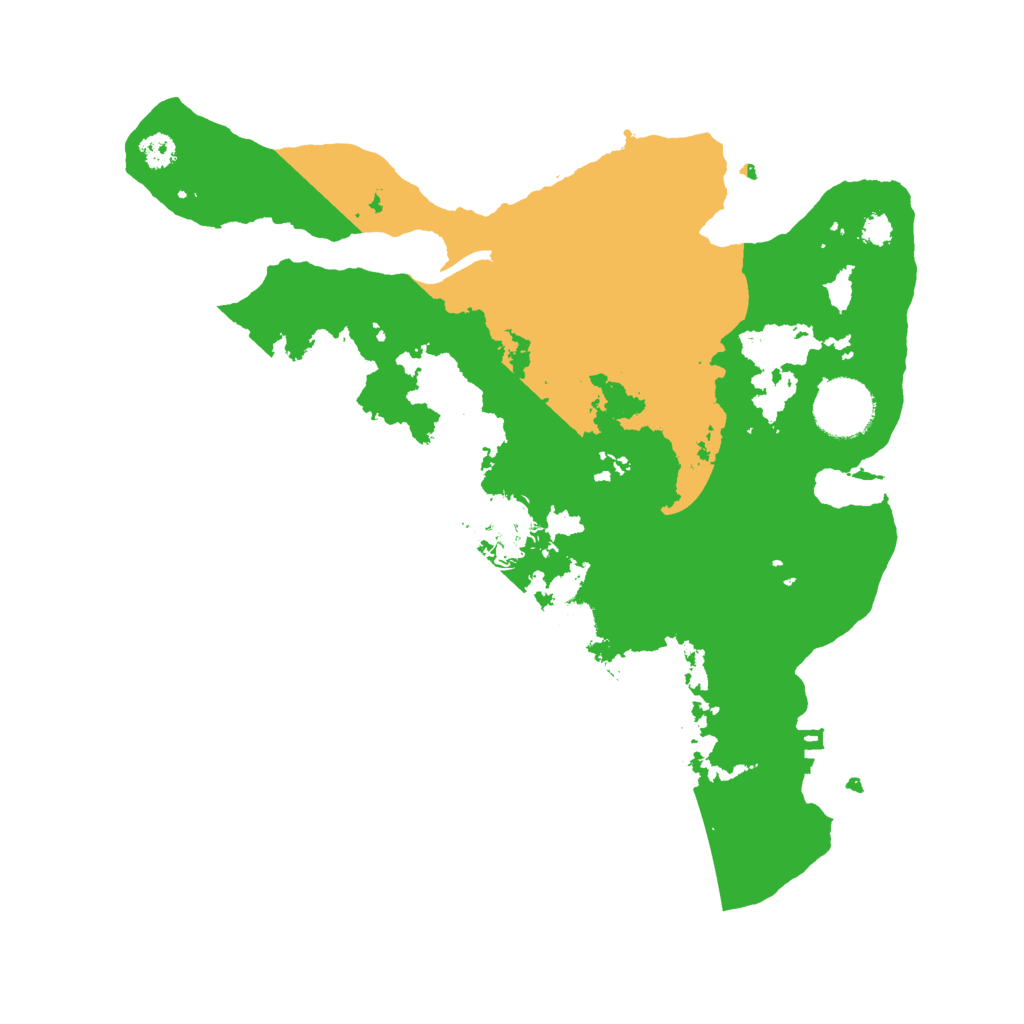 Biome Rust Map: Procedural Map, Size: 3000, Seed: 1079409689