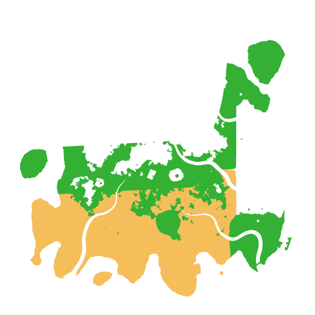 Biome Rust Map: Procedural Map, Size: 3500, Seed: 838954774