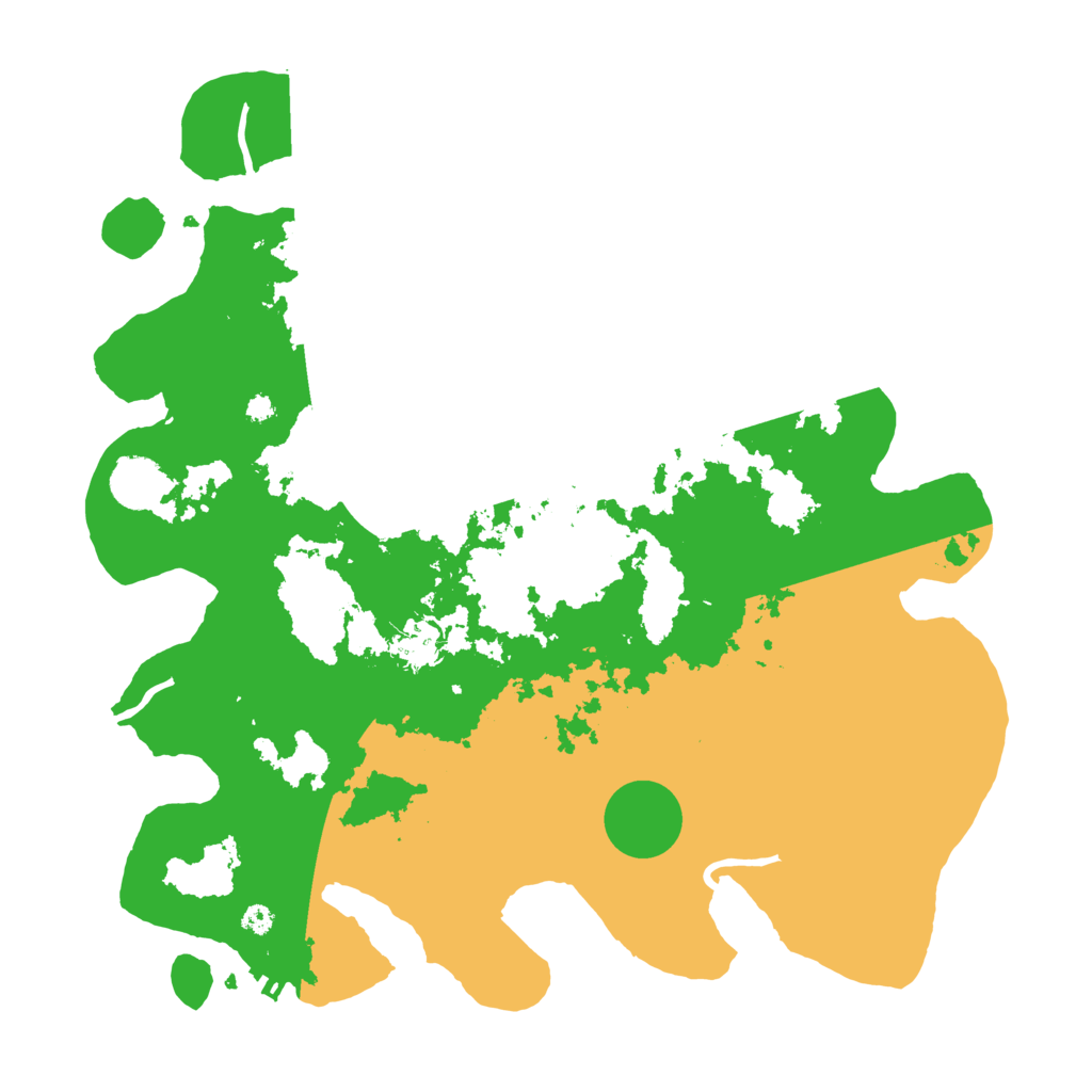 Biome Rust Map: Procedural Map, Size: 3700, Seed: 639525092