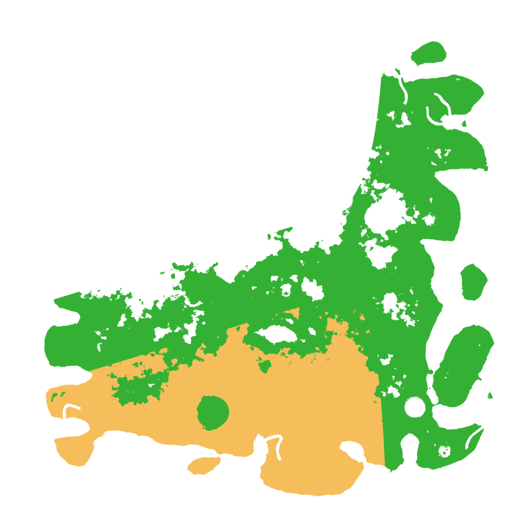 Biome Rust Map: Procedural Map, Size: 4500, Seed: 9189076
