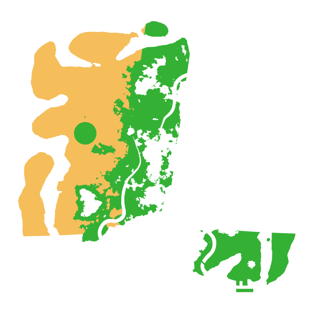 Biome Rust Map: Procedural Map, Size: 3750, Seed: 538916833