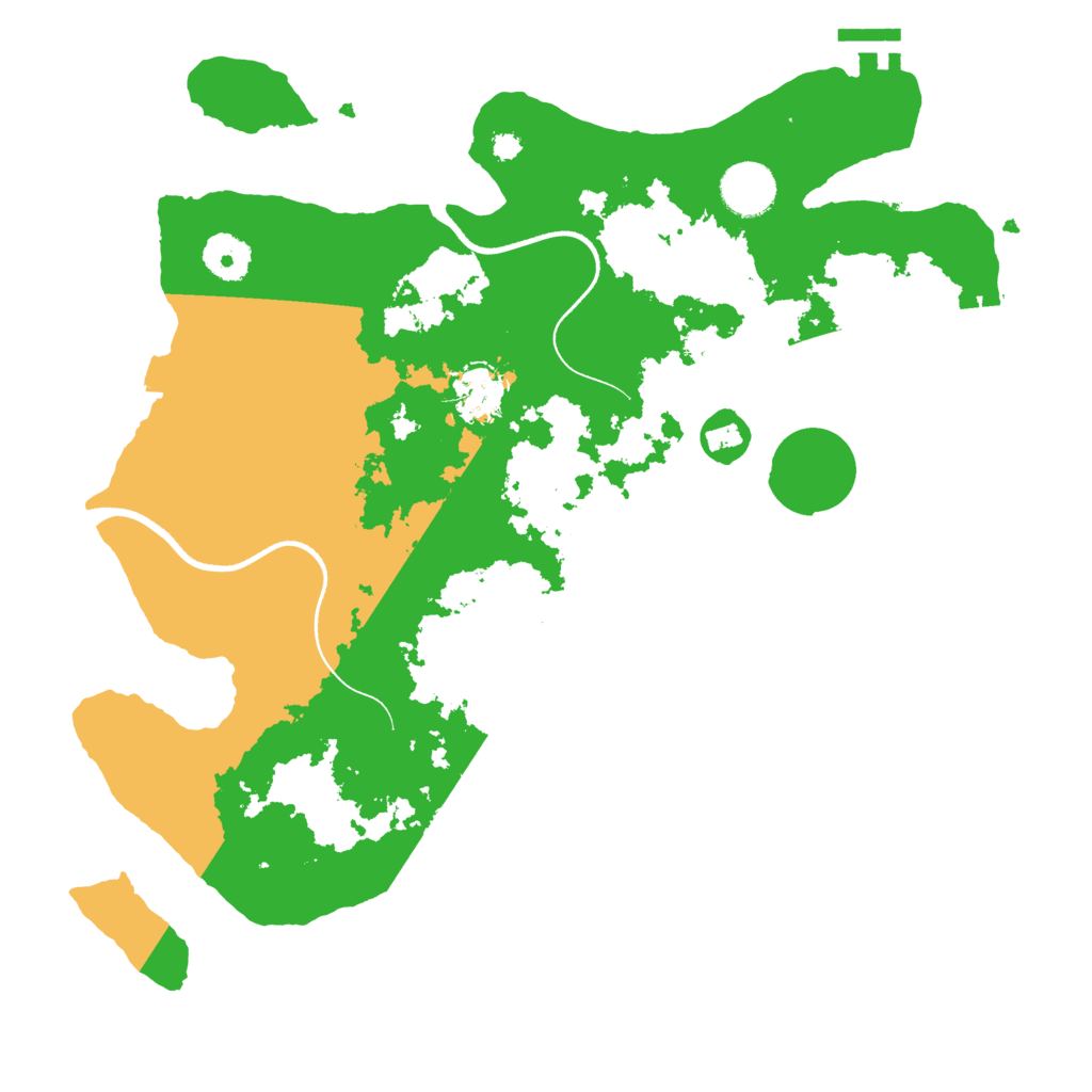 Biome Rust Map: Procedural Map, Size: 3500, Seed: 1050810797