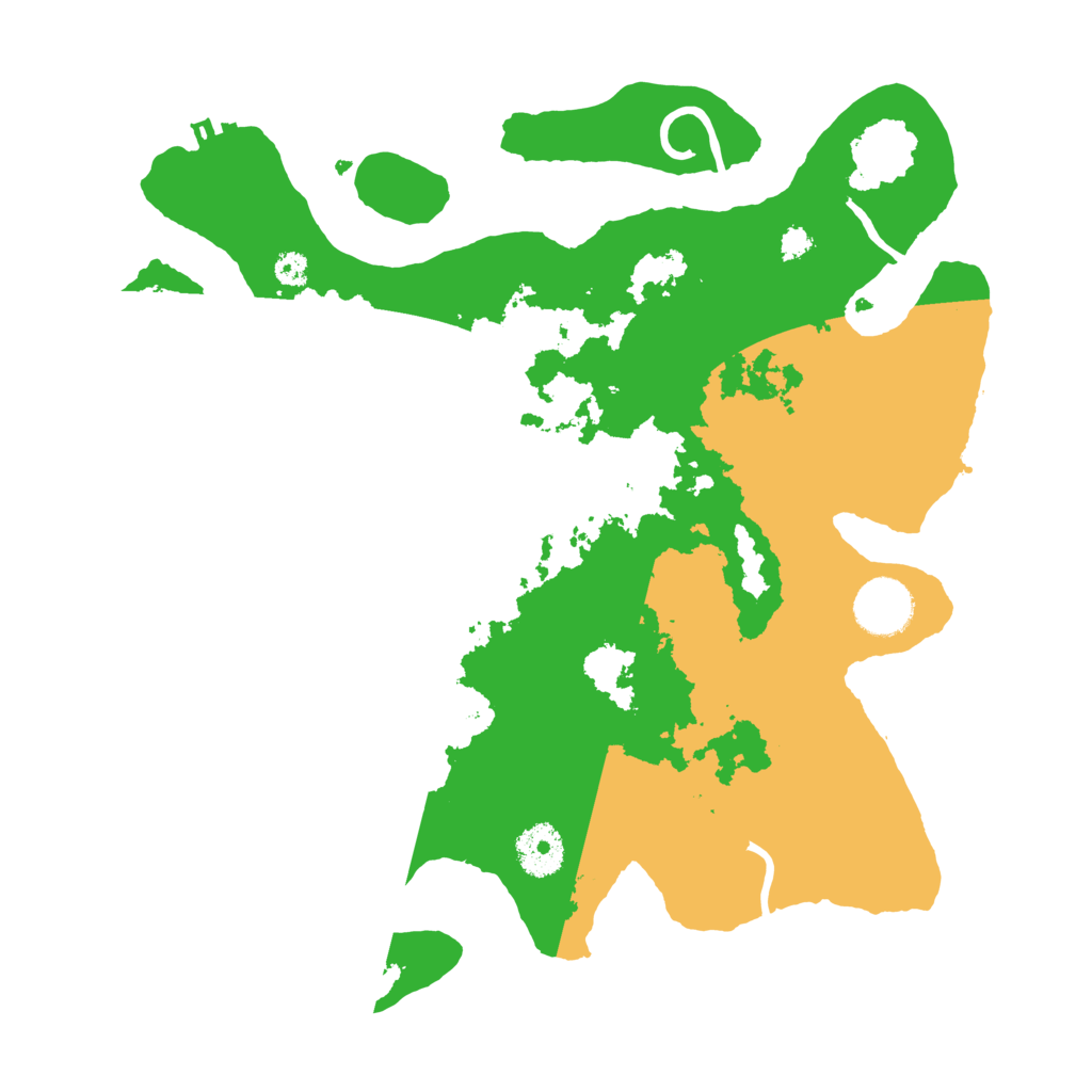 Biome Rust Map: Procedural Map, Size: 3300, Seed: 2875877