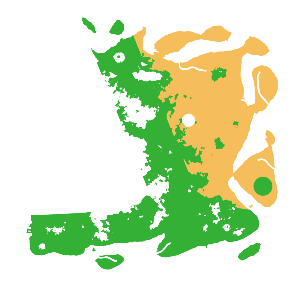 Biome Rust Map: Procedural Map, Size: 4100, Seed: 25412