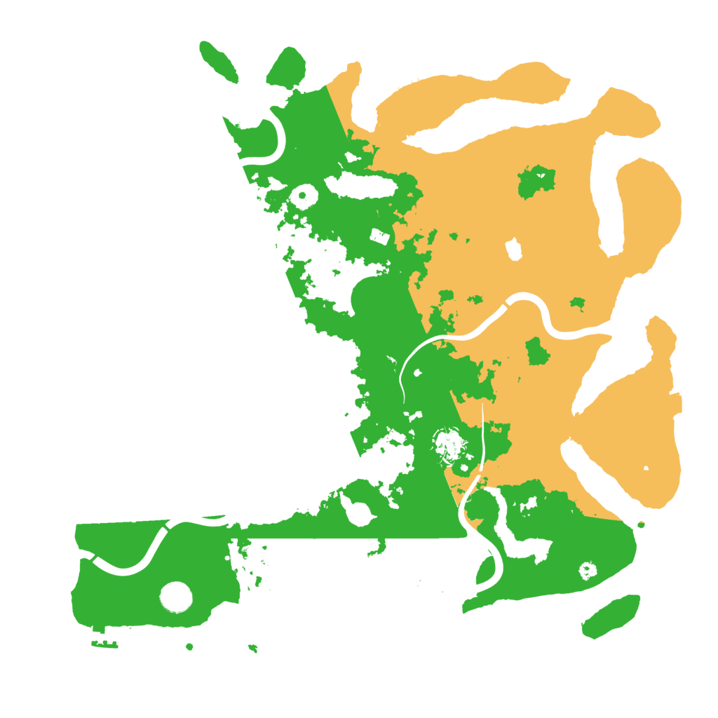 Biome Rust Map: Procedural Map, Size: 4100, Seed: 25412