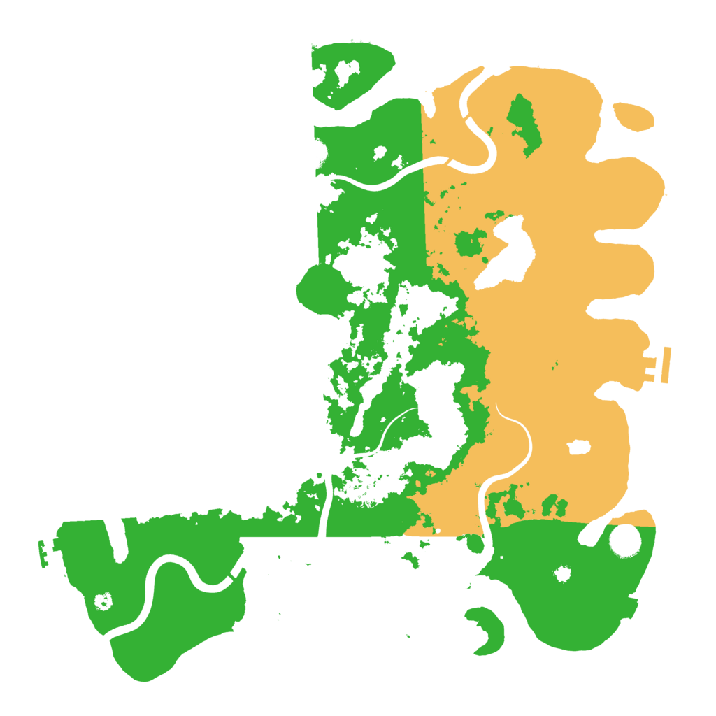Biome Rust Map: Procedural Map, Size: 4000, Seed: 8721158