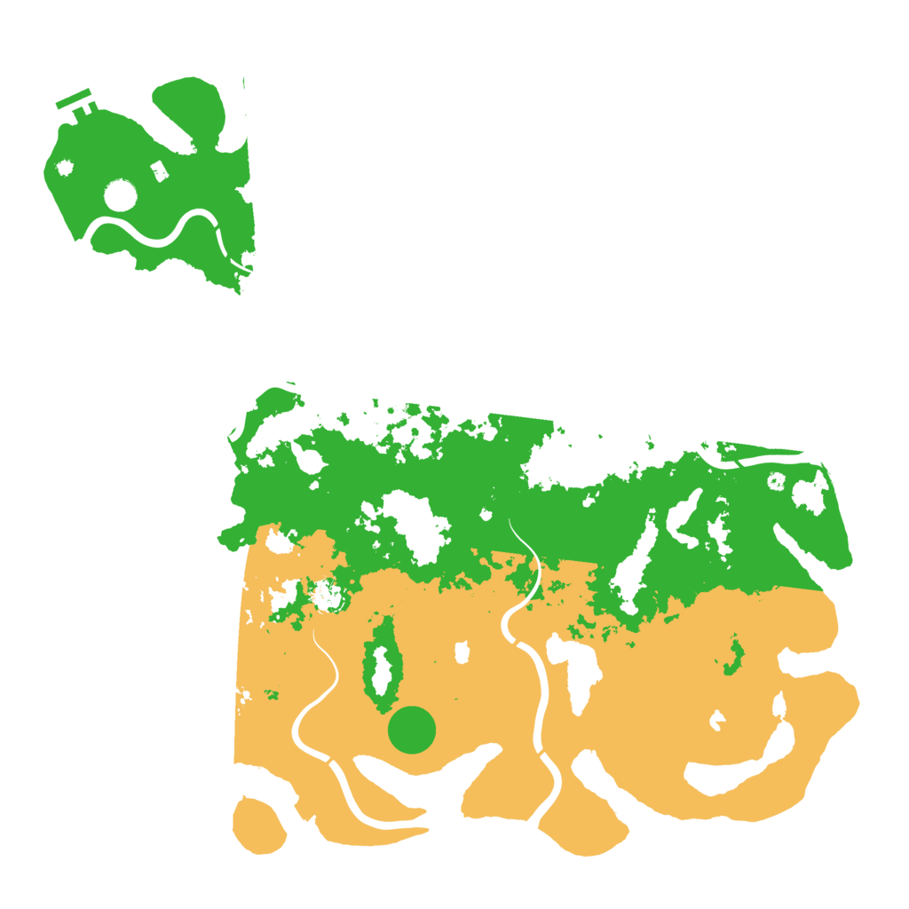 Biome Rust Map: Procedural Map, Size: 5000, Seed: 2079358729