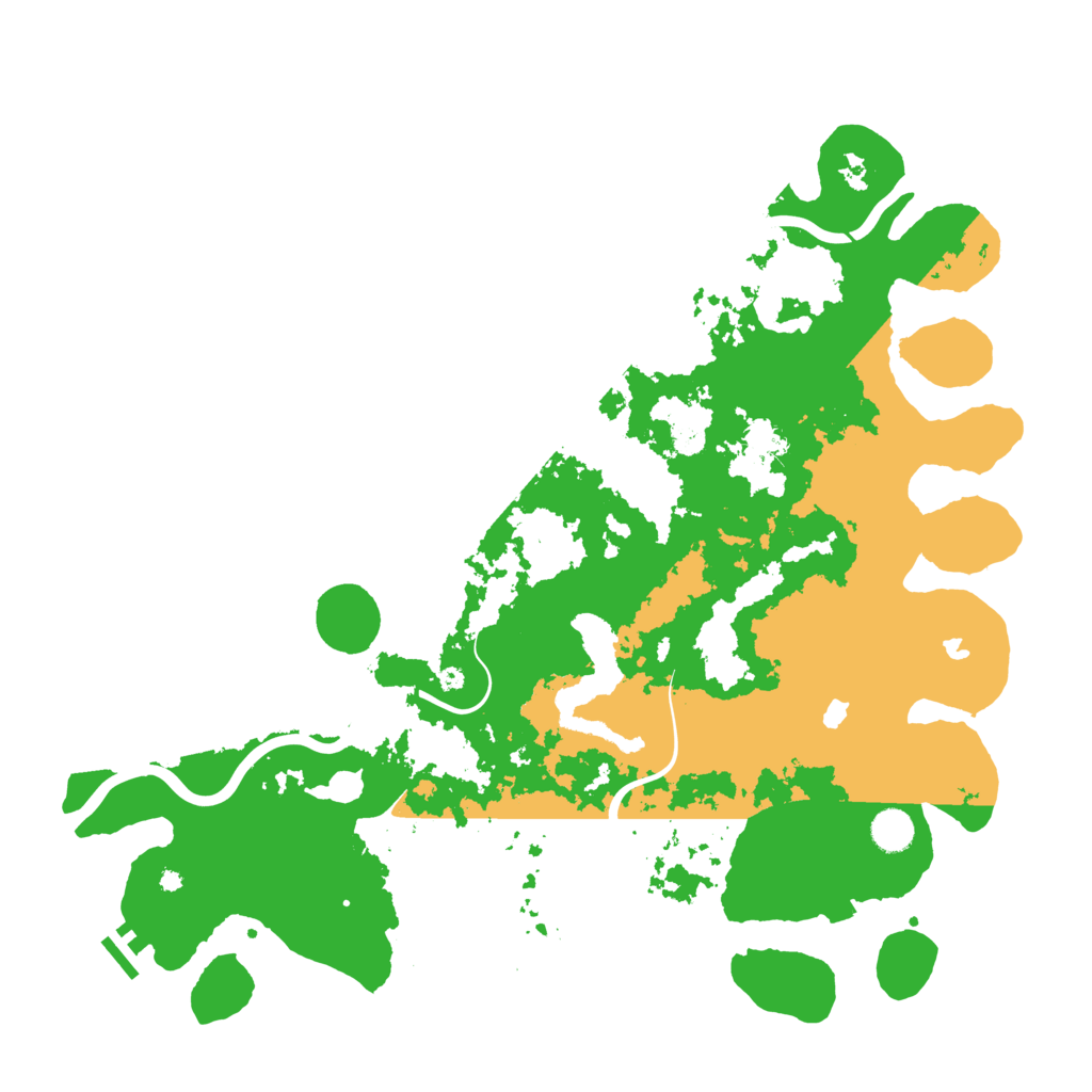 Biome Rust Map: Procedural Map, Size: 4500, Seed: 238955