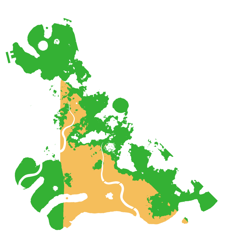 Biome Rust Map: Procedural Map, Size: 4300, Seed: 1121985