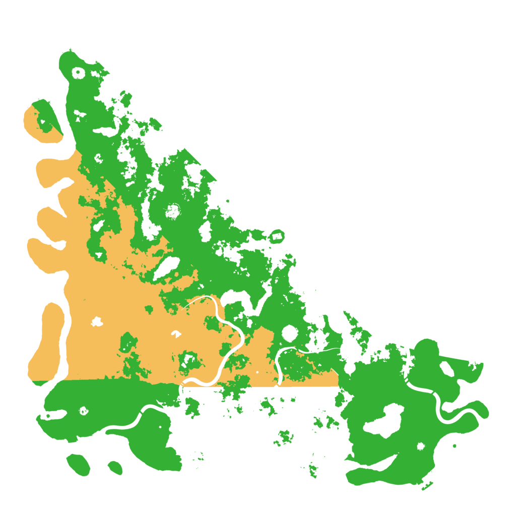 Biome Rust Map: Procedural Map, Size: 6000, Seed: 2010386412